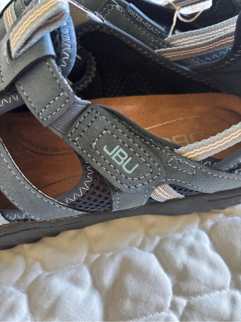 JBU Blue and Black Water-Ready Sandal - Picture 8 of 8